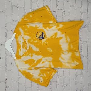 Golden State Warriors Crop Tee